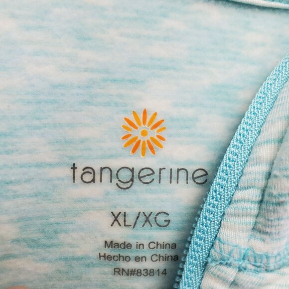 Tangerine Jacket Women's XL Light Blue Full-Zip Hoodie Jacket - Picture 2 of 8